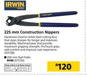 Irwin 225mm Construction Nippers