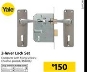 Yale 2 Lever Lock Set