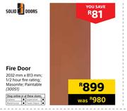 Solid Doors Fire Door 2032mm X 813mm 