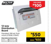 Major Tech 12 Way Distribution Board