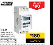 Major Tech Timer White