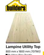 Builders Lampine Utility Top 800mm X 1800mm