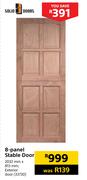Solid Doors 8-Panel Stable Door 