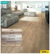 Luxury Vinyl Plank Range-Per Sqm