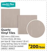 Multi Flor Quartz Vinyl Tiles-300mm x 300mm Per Box