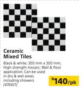 Ceramic Mixed Tiles-300mm x 300mm Per Pack