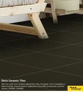 Deco Ceramic Tiles-330mm x 330mm Per Sqm