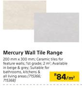Mercury Wall Tile Range-Per Sqm