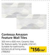 Contessa Amazon Feature Wall Tiles-300mm x 600mm Per Sqm
