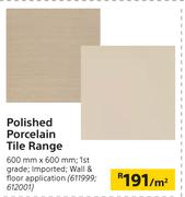 Polished Porcelain Tile Range-Per Sqm
