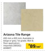 Arizona Tile Range-430mm x 430mm Per Sqm 