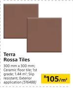 Terra Tile Range-300mm x 300mm Per Sqm