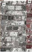 Fired Earth Wallpaper Grey & White Brick-530mm x 10m