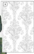 Fired Earth Wallpaper Paintabe Floral Detail-530mm x 10m