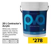 Contractor's Acrylic-20Ltr