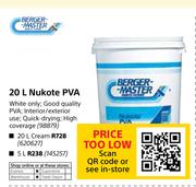 Berger Master Nukote PVA Cream-20Ltr