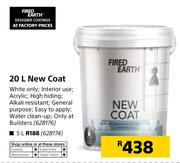 Fired Earth New Coat-5Ltr