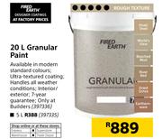 Fired Earth Granular Paint-20Ltr