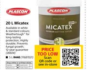 Plascon Micatex-5Ltr