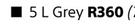 Fired Earth Pro QD Gloss Grey-5Ltr