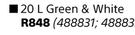 Fired Earth Extreme Roof Acrylic (Green & White)-20Ltr