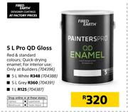 Fired Earth Pro QD Gloss Grey-5Ltr