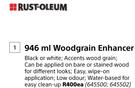 Rust-Oleum 946ml Woodgrain Enhancer-Each