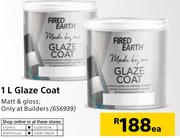 Fired Earth 1L Glaze Coat-Each