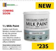 Harlequins Furniture 1L Milk Paint