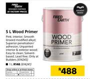 Fired Earth 1L Wood Primer