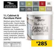 Fired Earth 1L Cabinet & Furniture Paint