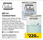 Chalked 887ml Chalked Paint-Each