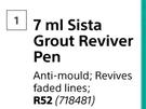 Henkel Sista Grout Reviver Pen-7ml
