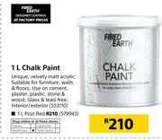 Fired Earth 1Ltr Chalk Paint