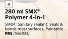 Smart 280ml SMX Polymer 4 In 1 SM04