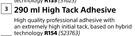 Den Braven 290ml High Tack Adhesive