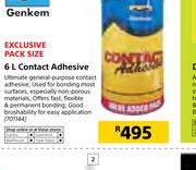Genkem 6Ltr Contact Adhesive