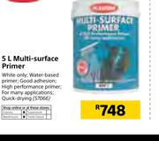 Plascon 5Ltr Multi Surface Primer