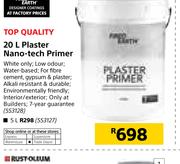 Fired Earth 20Ltr Plaster Nano Tech Primer