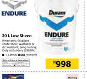 Duram Endure Low Sheen-20Ltr