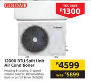 Goldair 12000 BTU Split Unit Air Conditioner