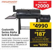 Magamaster Coalsmith Series Alpha Grill & Smoker