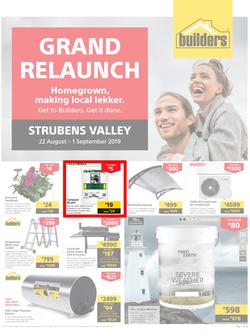 Builders Strubens Valley : Grand Relaunch (22 Aug - 1 Sept 2019), page 1