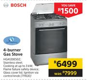 Bosch 4-Burner Stainless Steel Gas Stove HGA120E50Z