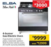 Elba 4-Burner Gas/Electric Oven