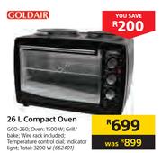 Goldair 60L Compact Oven GCO-260