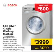 Bosch 6Kg Silver Classic Washing Machine WAB20268ZA