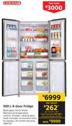 Goldair 500L 4-Door Fridge