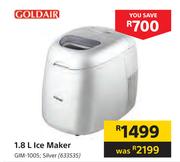 Goldair 1.8L Ice Maker Silver GIM-1005