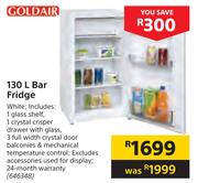 Goldair 130L Bar Fridge